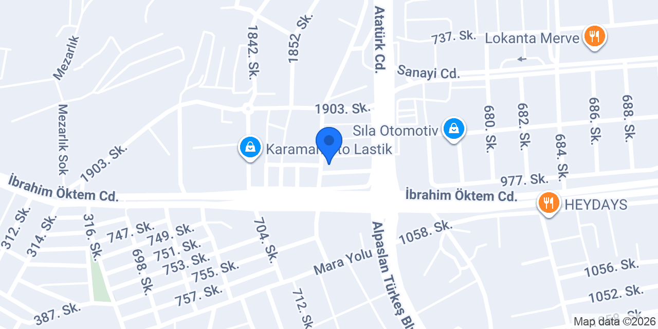 KÖSEOĞLU garaj konumu