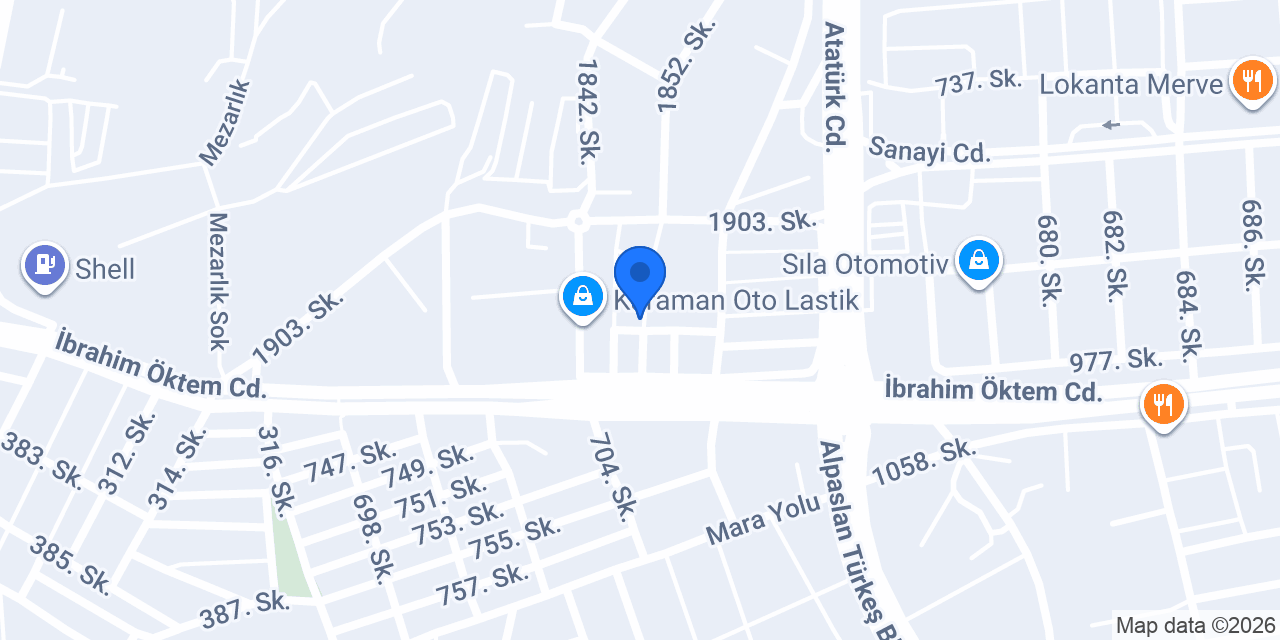 Sağlam Oto Kaporta konumu