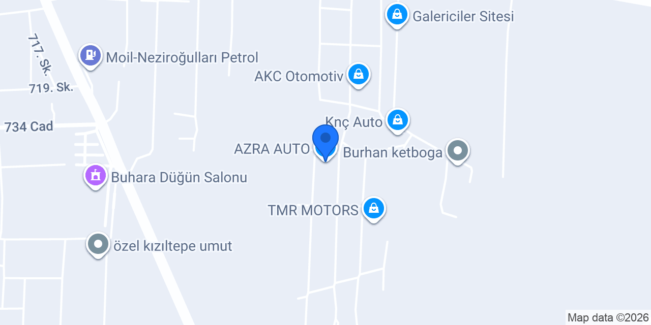 AZRA AUTO konumu