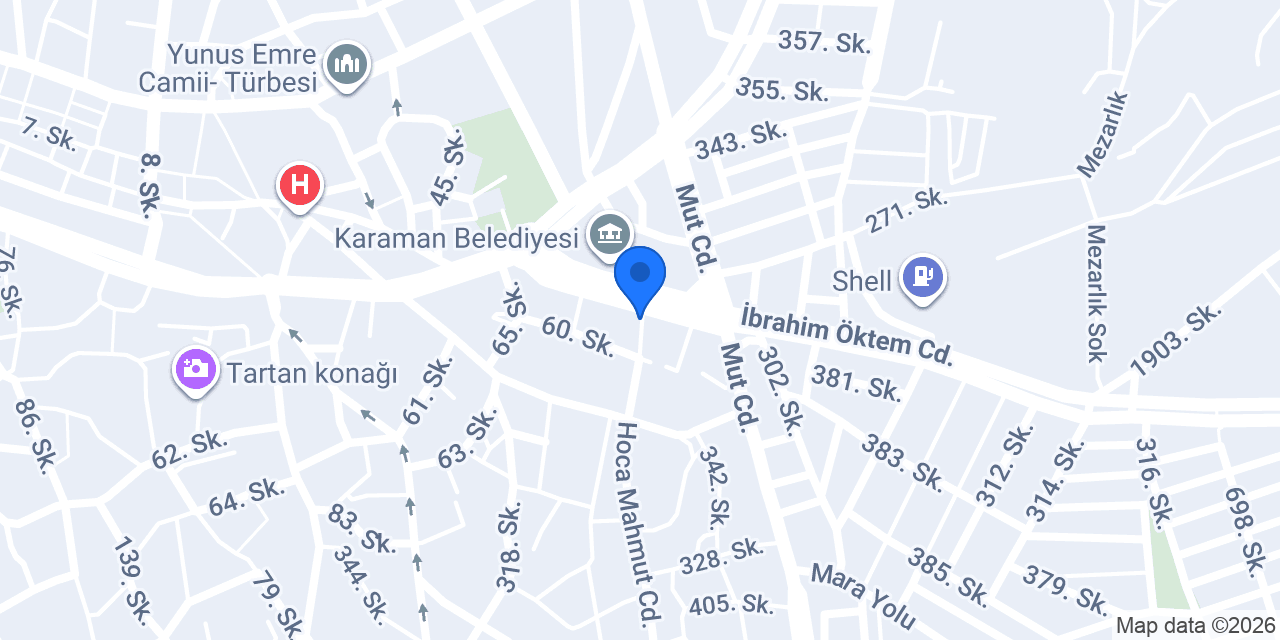 Karabüber Kebap Salonu konumu