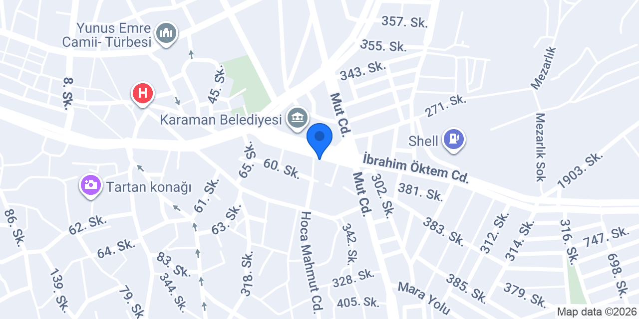 Şebnem Pastanesi konumu