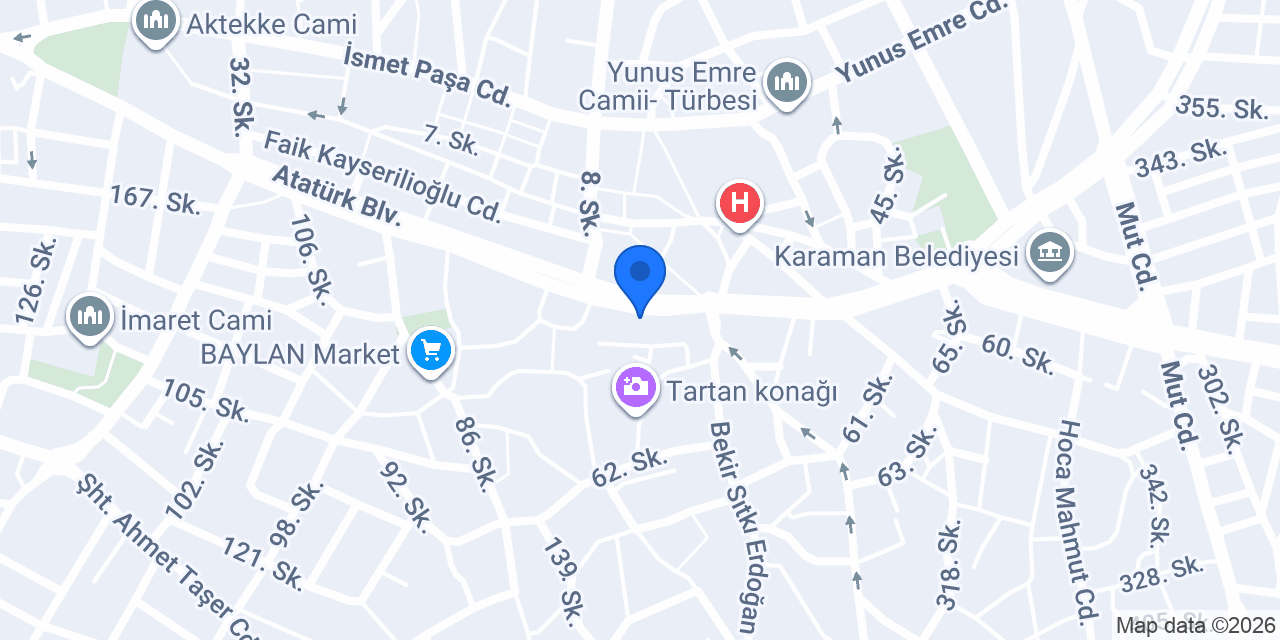 SİRİUS gurme konumu