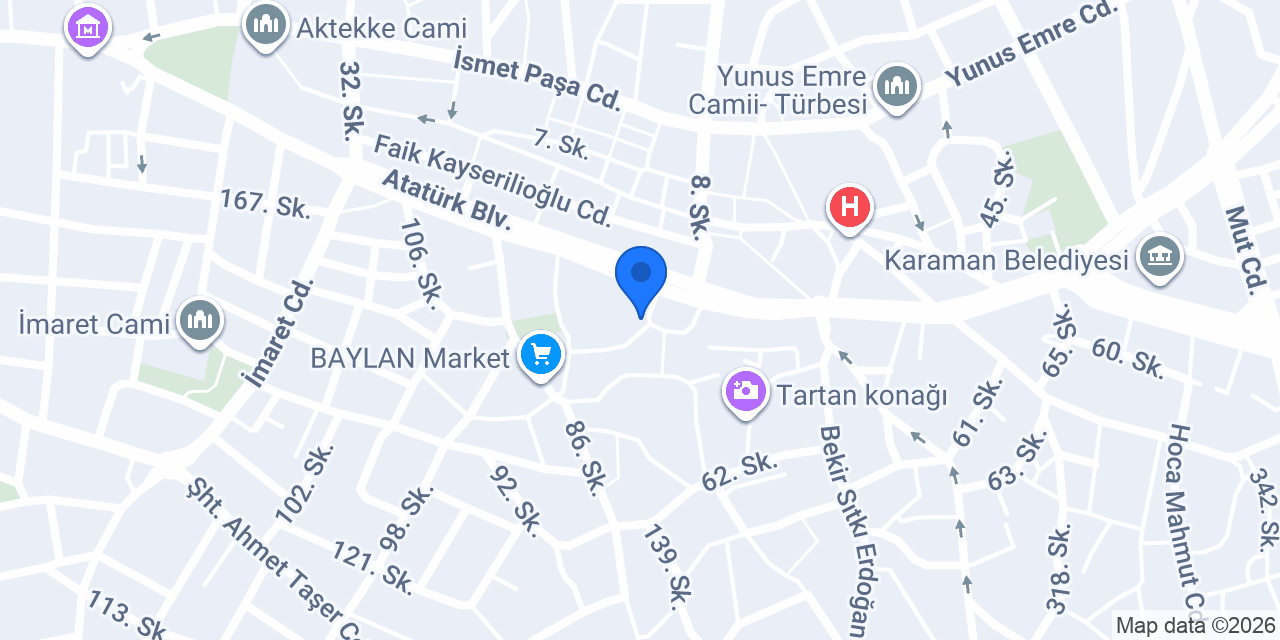 ELATİK MİMARLIK & MÜHENDİSLİK konumu