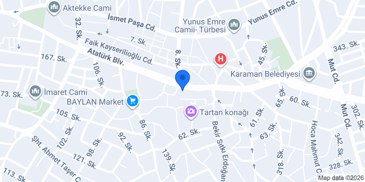 Vizyon Optik konumu