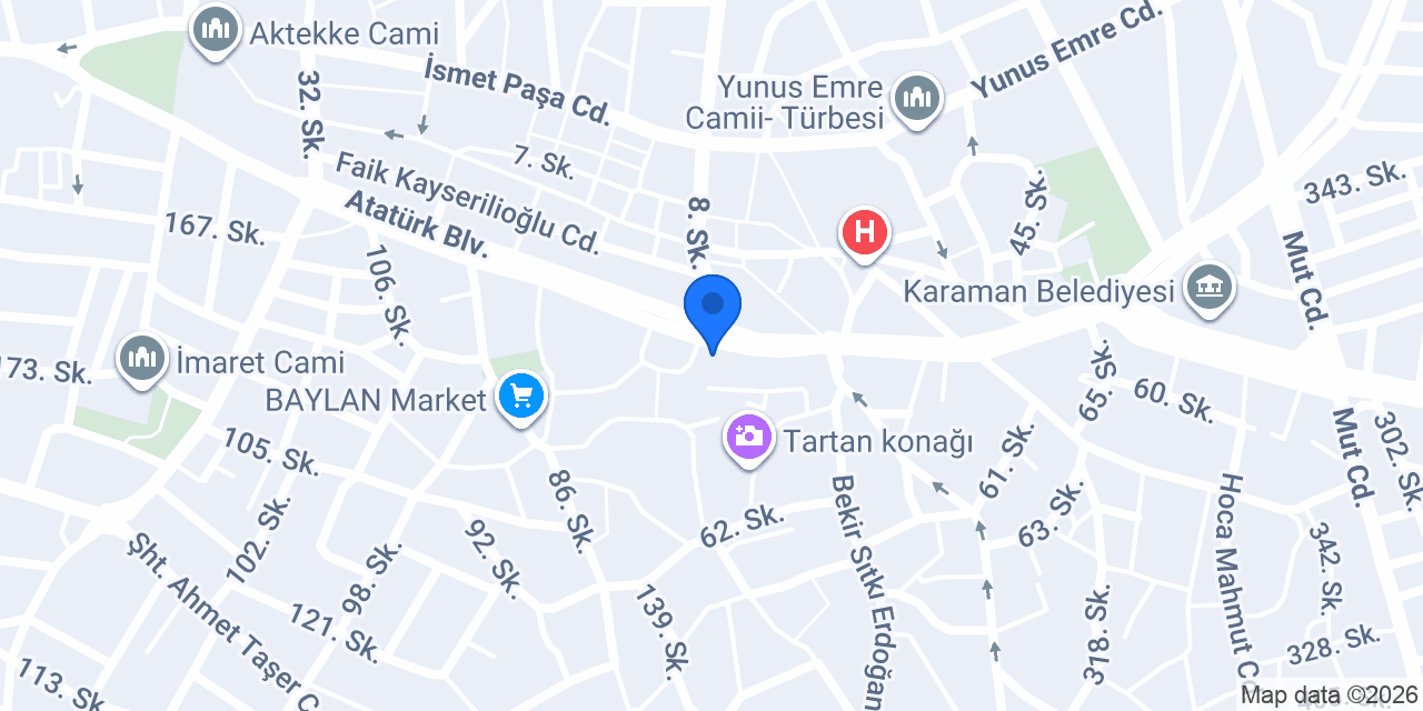 pastane konumu