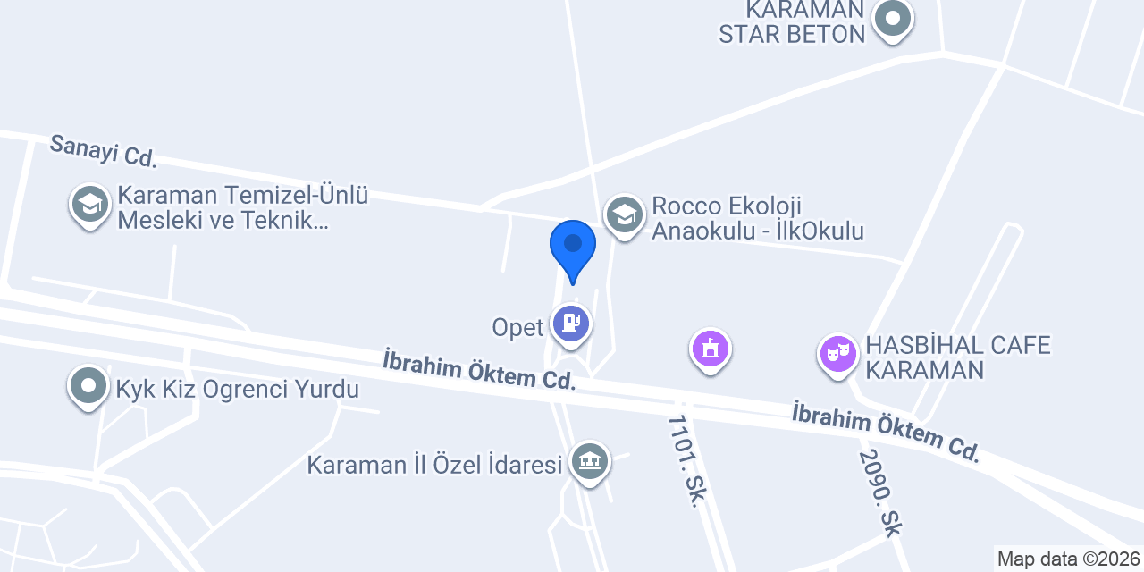 Karaman Final Okulları konumu