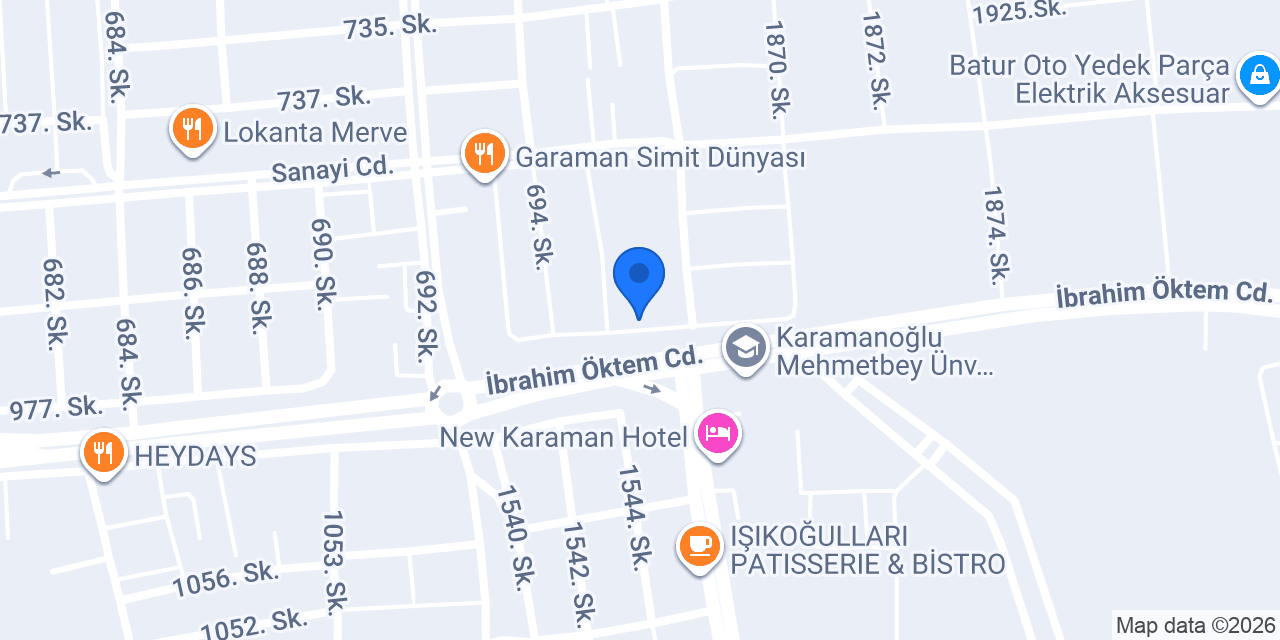 Özer Halı Yıkama konumu