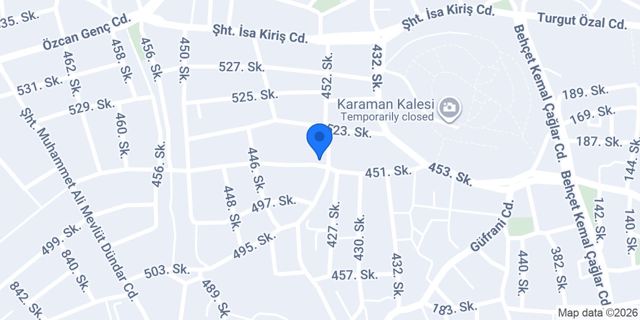 KARAMAN UÇAR TAŞIMACILIK konumu