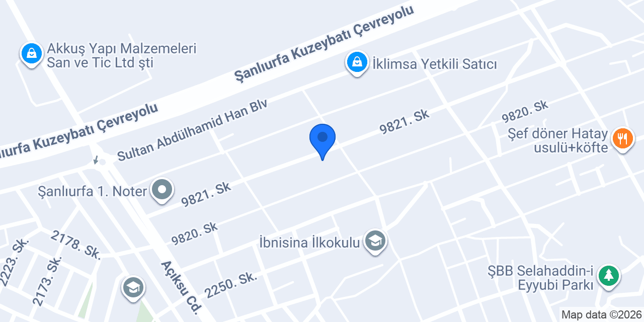 Bozkurt tesisat konumu