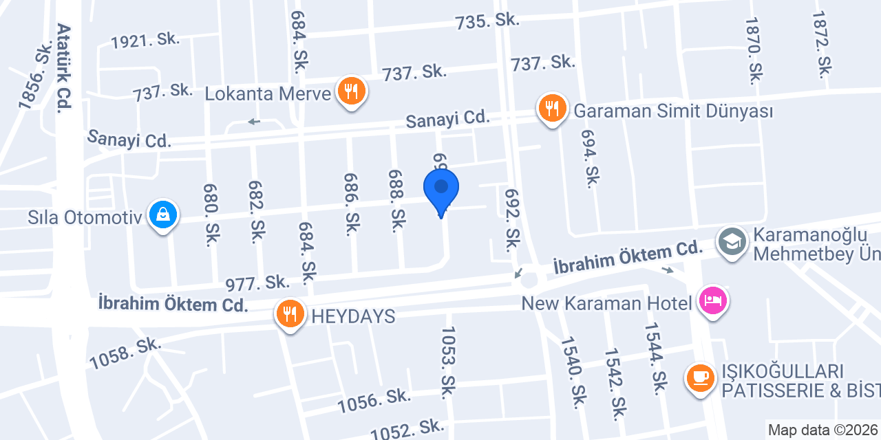 Sayaslan Traktor Yedek Parca konumu