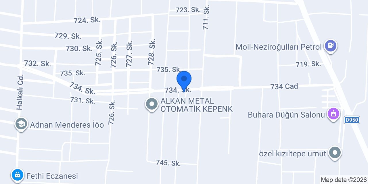 ÇETİN ROTBALANS konumu