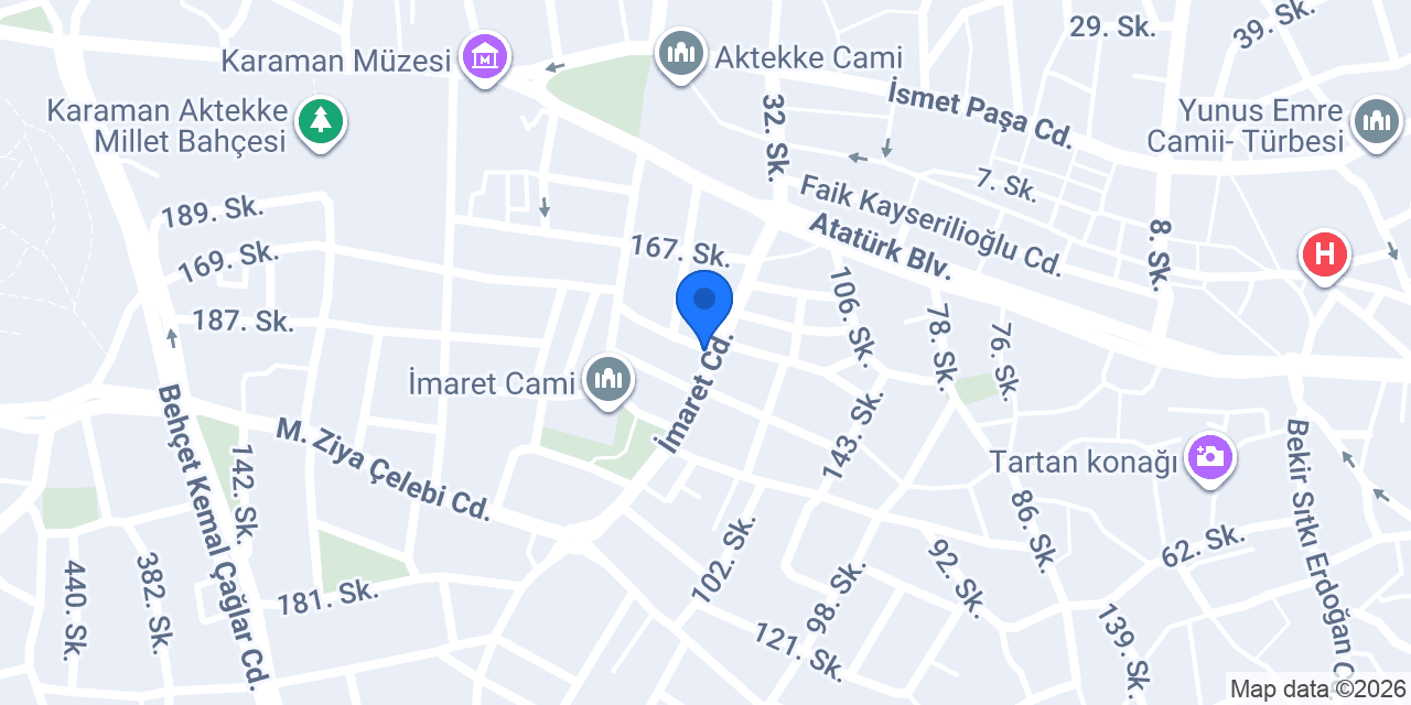 Kuaför Çınar konumu