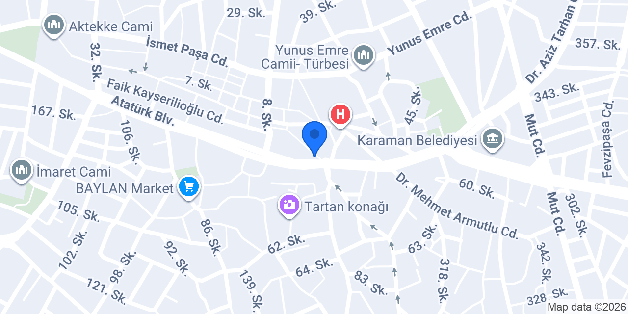 Ünver Insaat & Emlak konumu