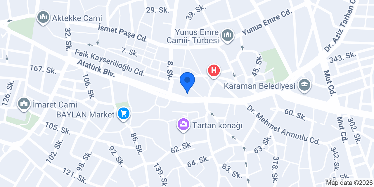 Karaman Avukat Murat KOCA konumu