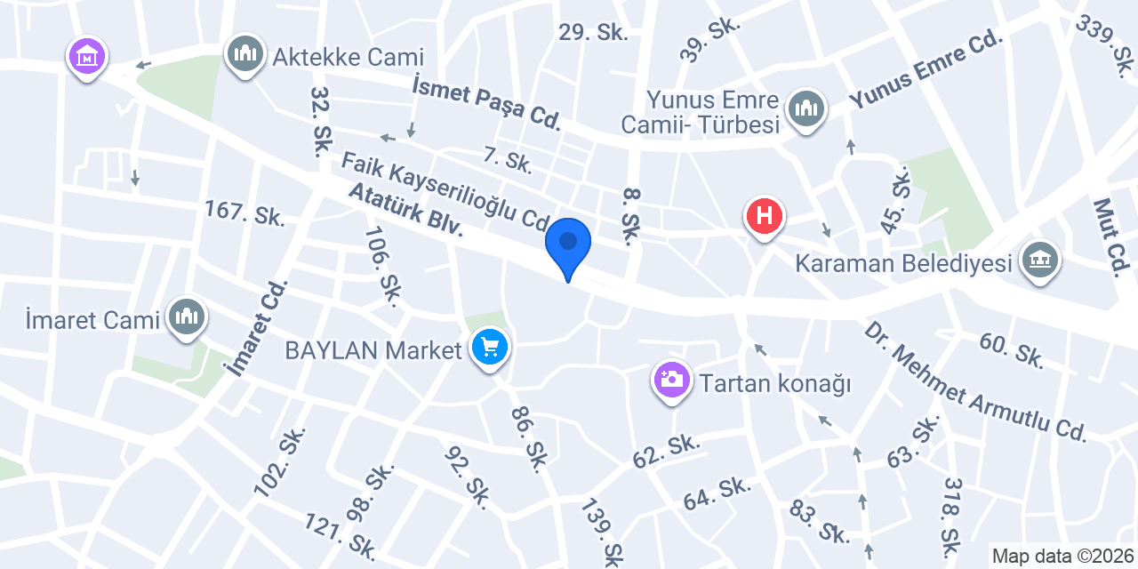 Ateş Sigorta konumu