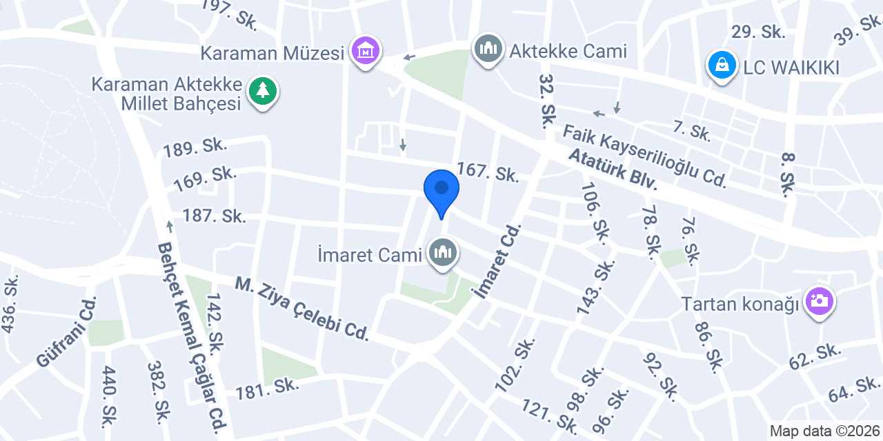 Semai Turizm Karaman konumu
