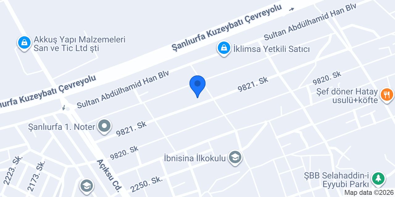 Subaşı cam konumu