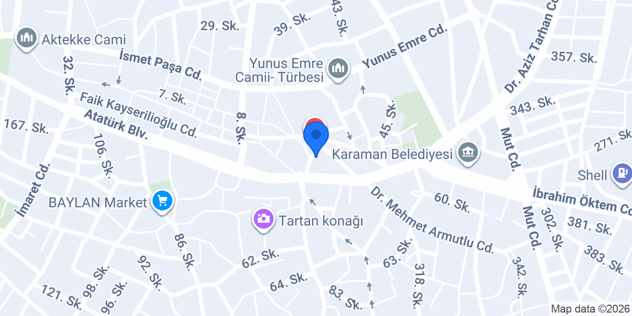 Toklu Eczanesi konumu