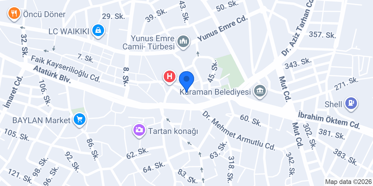 Birlik Veteriner konumu