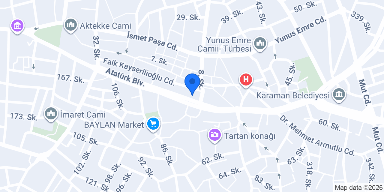 Ahmet BÜYÜKYALÇIN Manuelterapi Karaman konumu