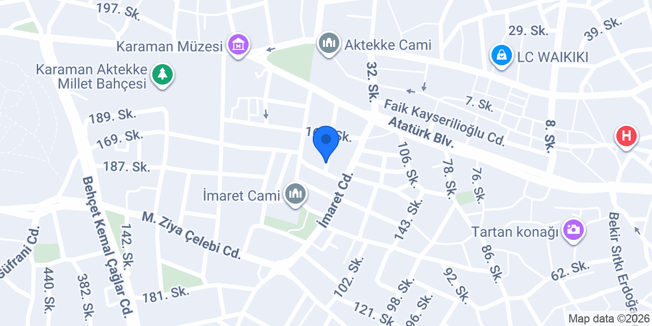 KARAMAN ŞAŞMAZ ELEKTRİK konumu