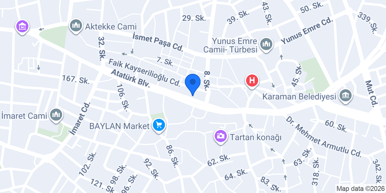 Karaman Elif İşitme konumu