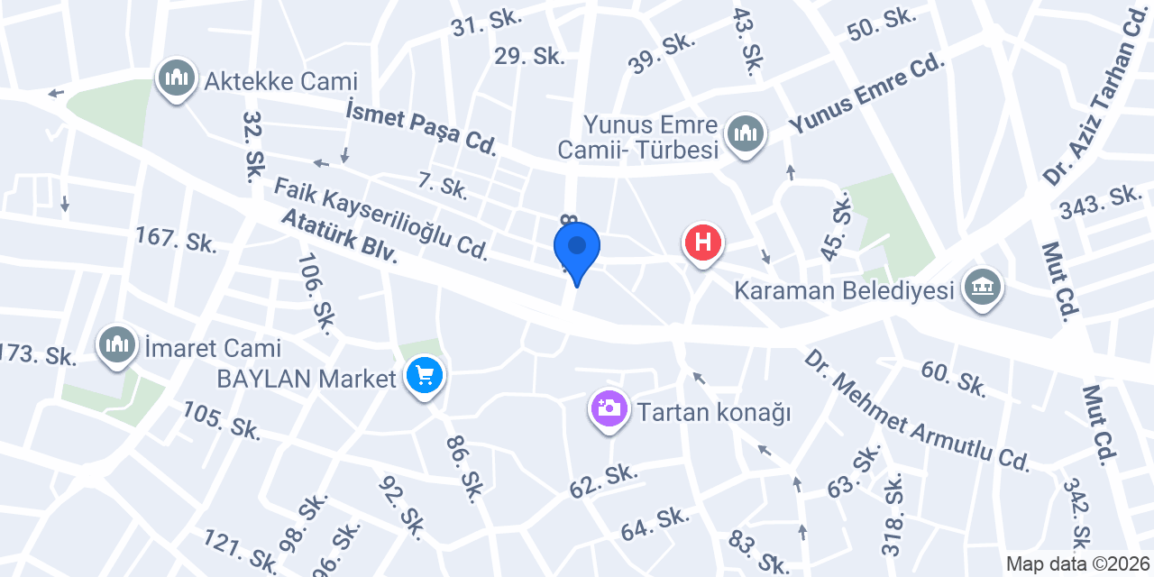 YÜKSEL OPTİK konumu