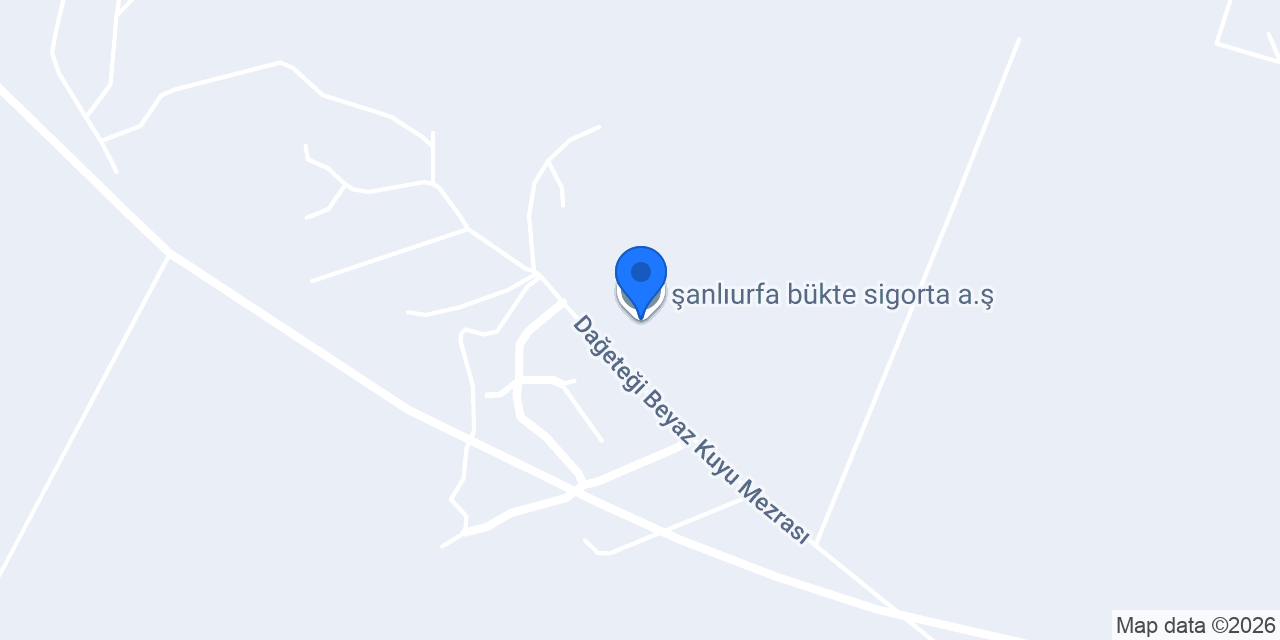 şanlıurfa bükte sigorta a.ş konumu