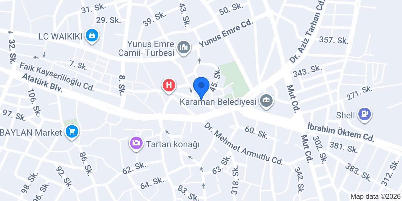Yüksel Atik İnşaat konumu