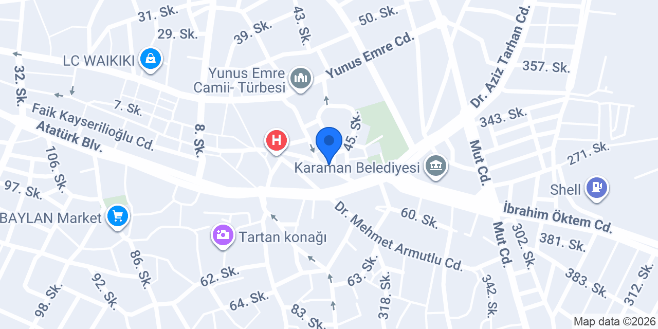 SMMM Hüseyin Yaldız konumu