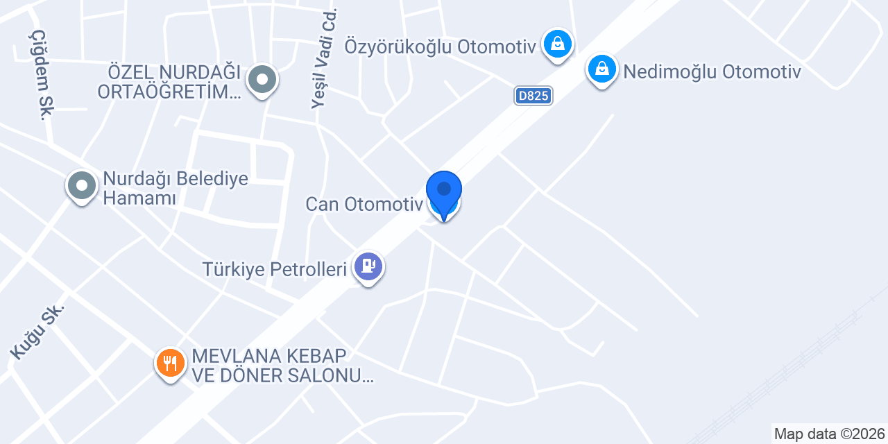 Can Otomotiv konumu