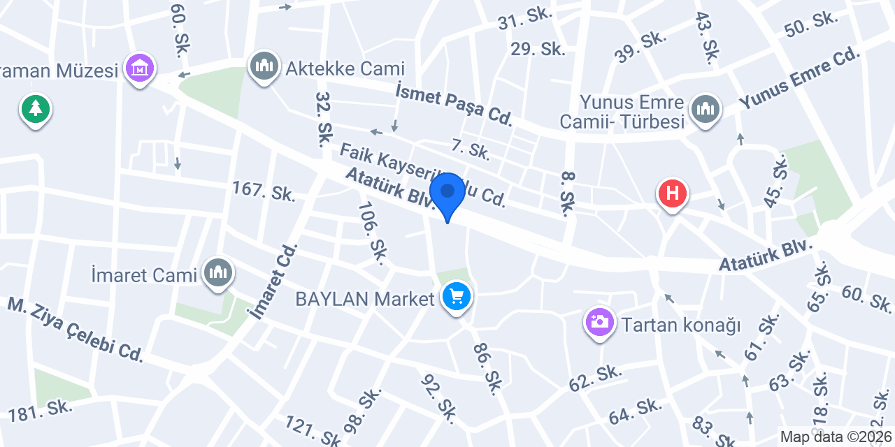Karaman Vadi Emlak konumu