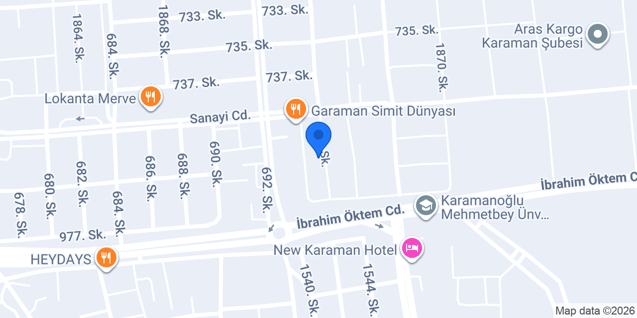 Enes ÇELİK Mobilya konumu
