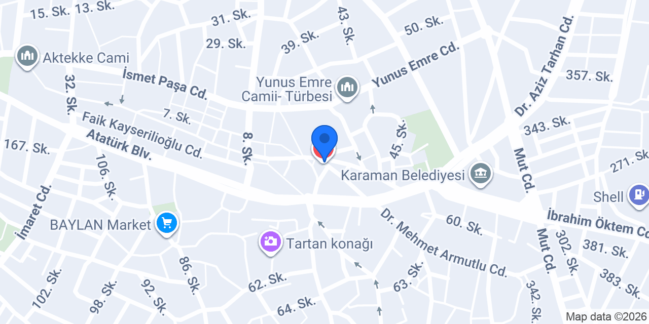Atçeken Turizm konumu