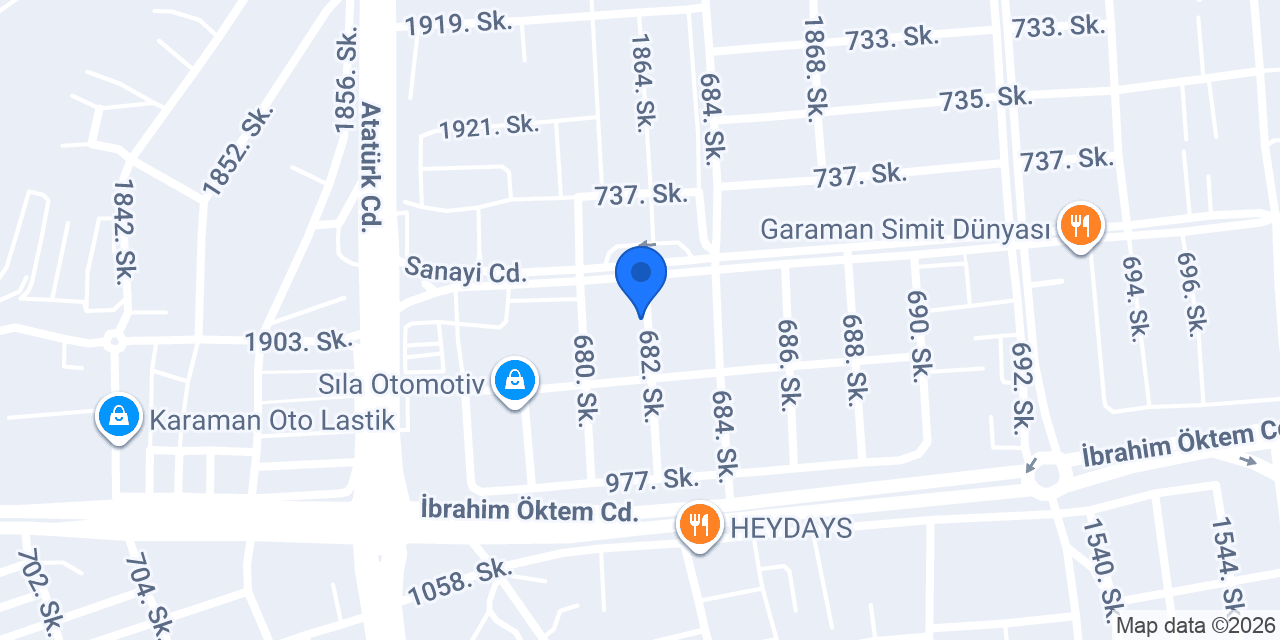 Karalı Otomotiv konumu