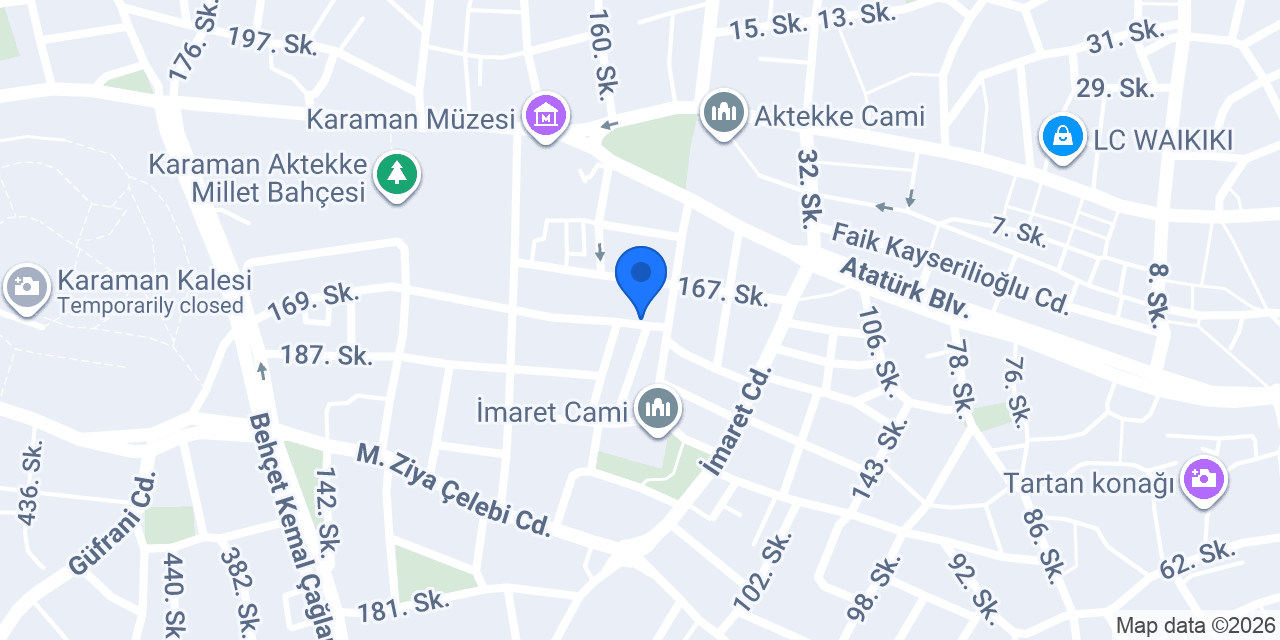 Mustafa Can Akyürek Erkek Kuaförü konumu