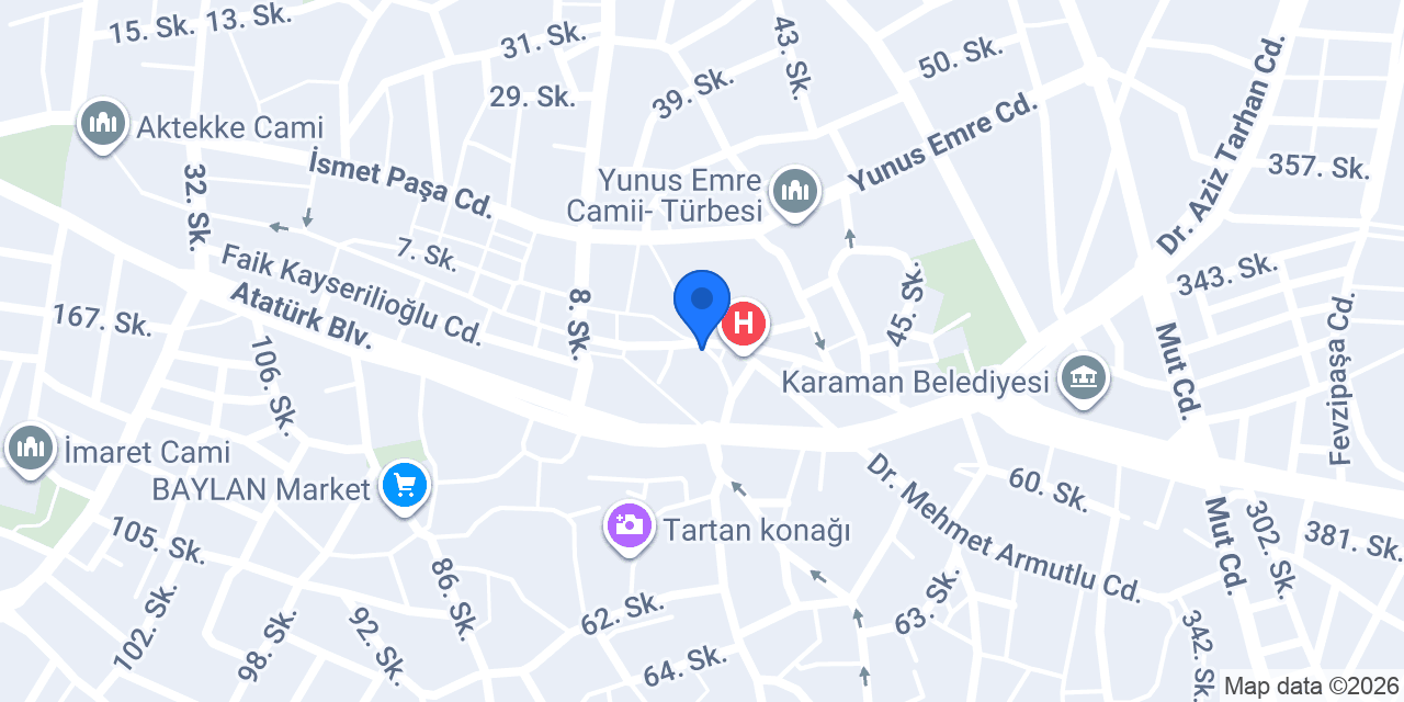 asil.sigorta.karaman konumu