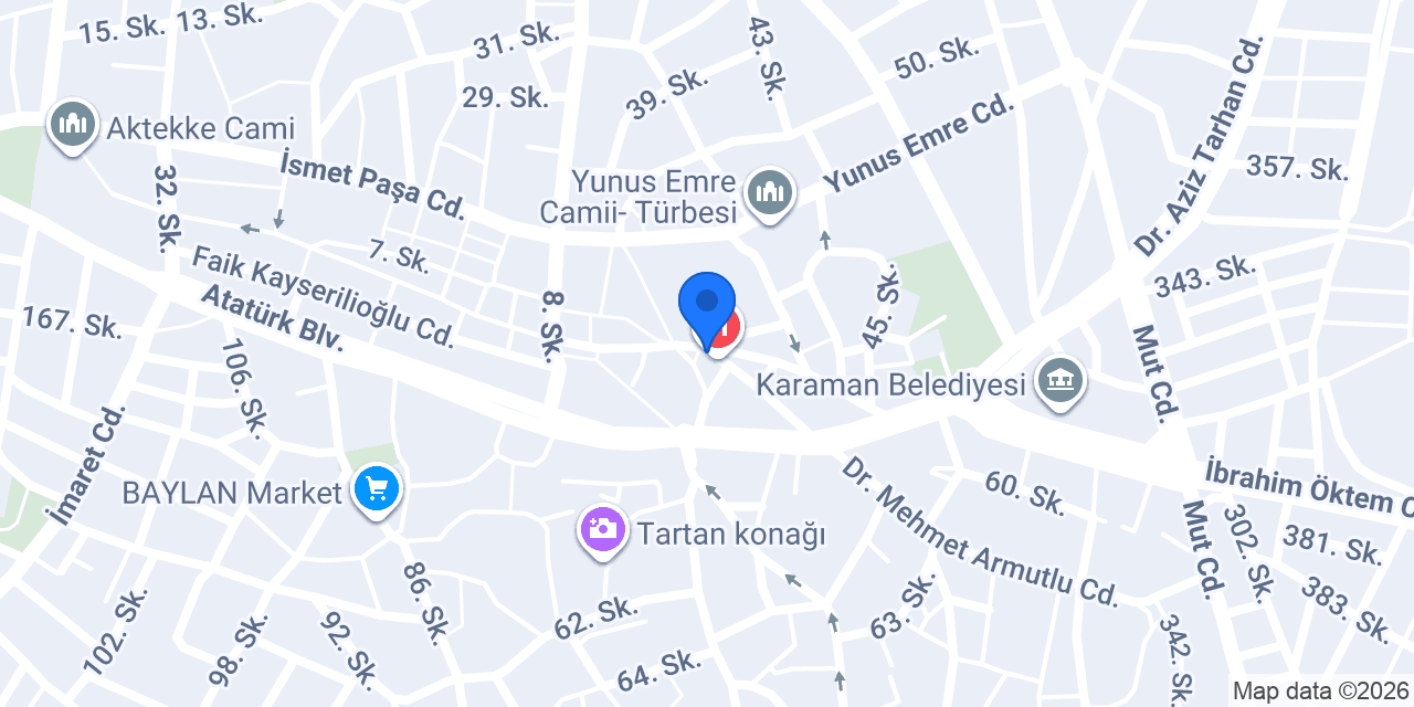 Böcüler Ayakkabı konumu