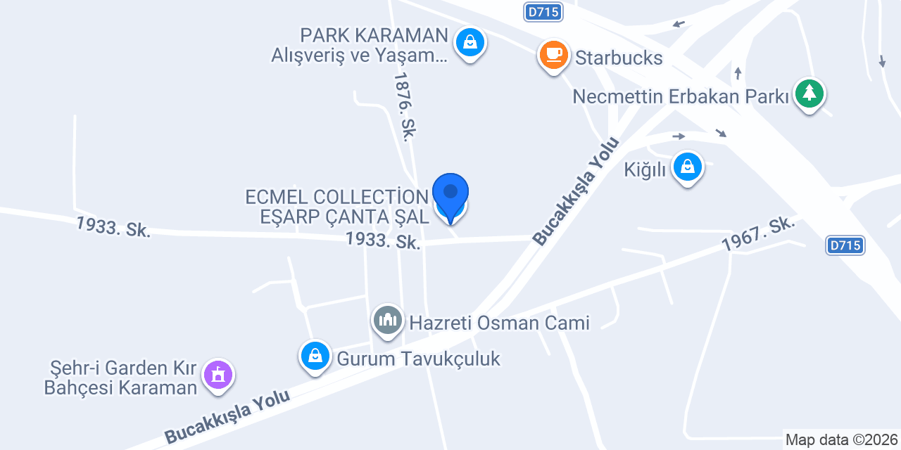 ECMEL COLLECTİON EŞARP ÇANTA ŞAL konumu