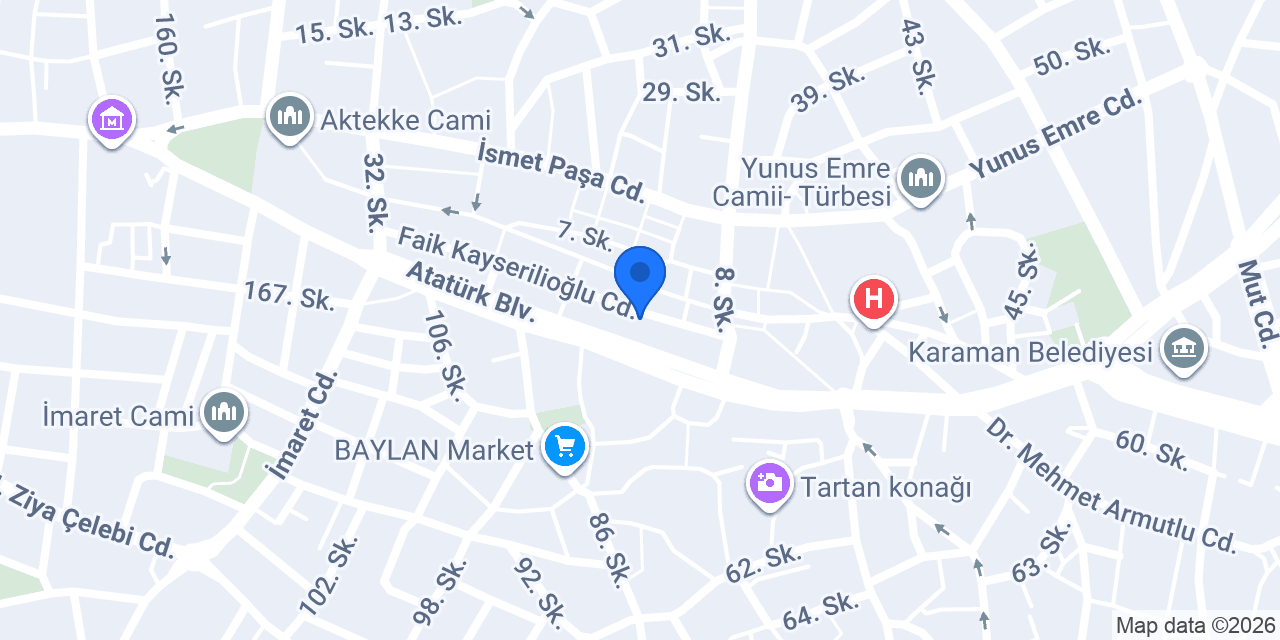 Pekmezler Hirdavat konumu