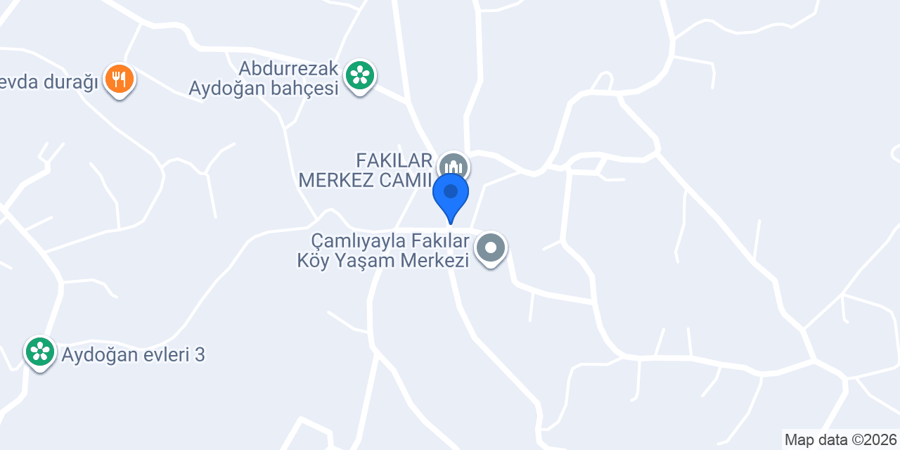 Fakılar Köyü Muhtarlığı konumu