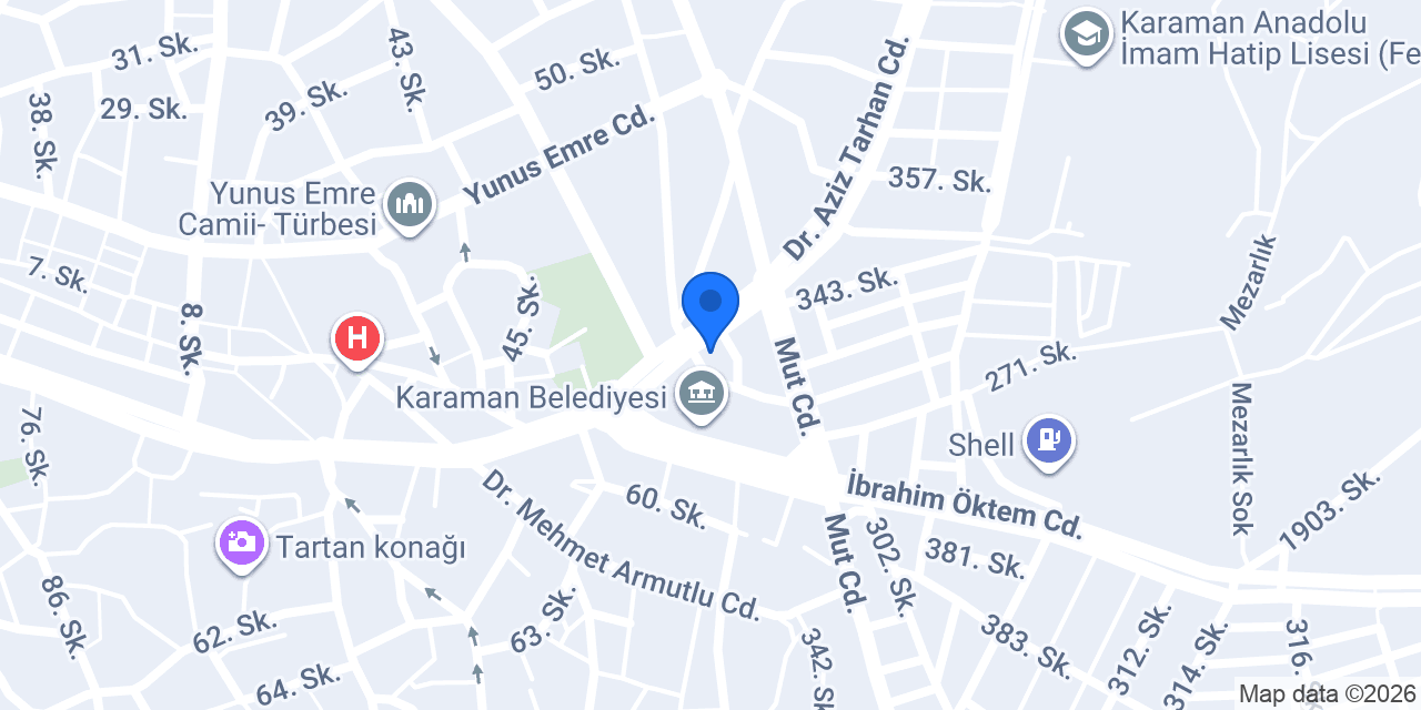 Mavi Tur konumu