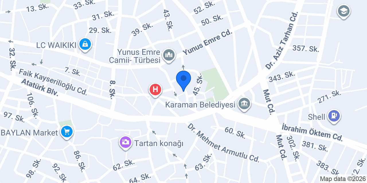Baysal Elektrik Aydinlatma konumu