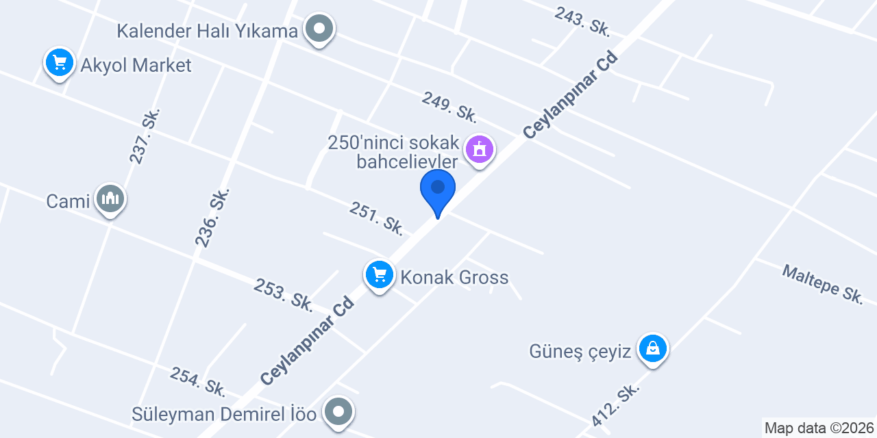 Adar mobilya konumu