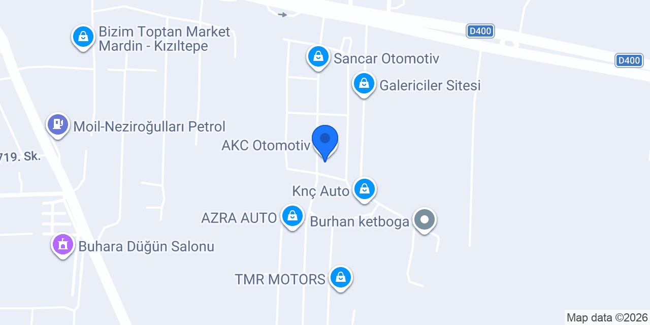 Aram Otomotiv konumu