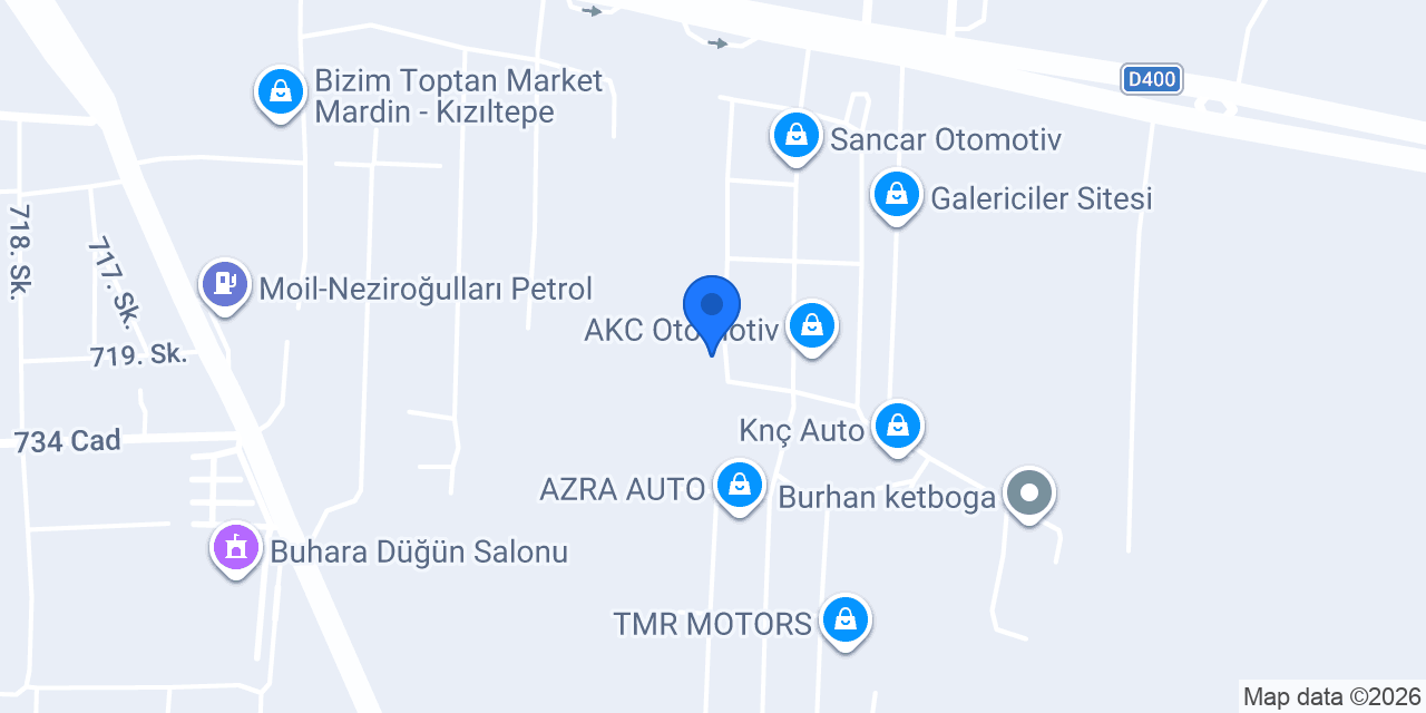 MARGÜL OTOMOTİV konumu