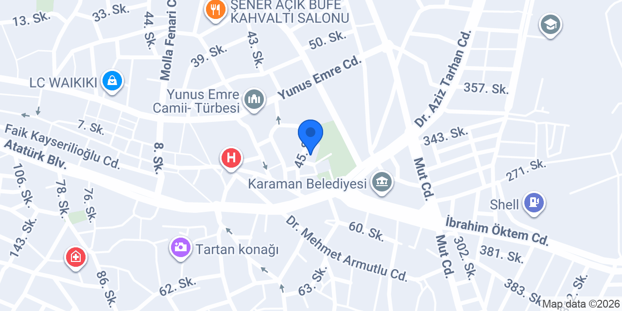 Mali Müşavir Ali Turan Sarı konumu