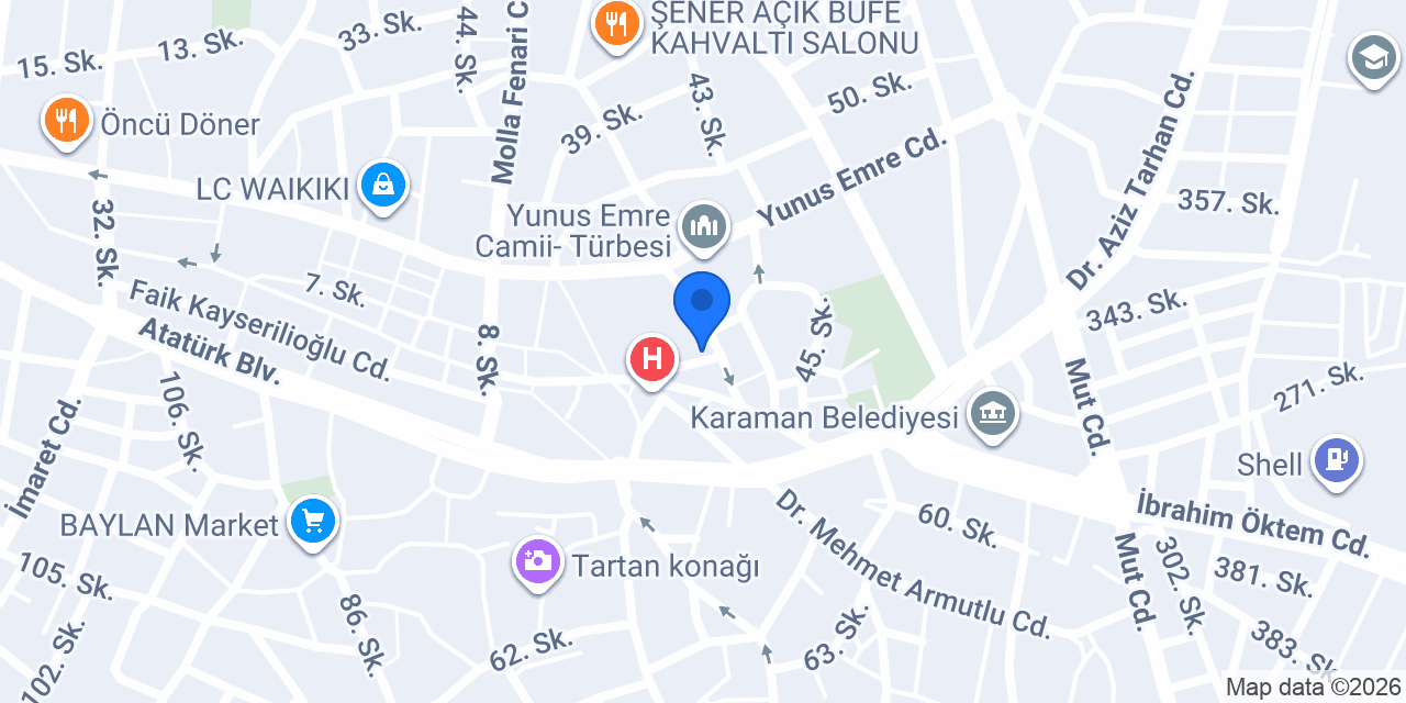 Polis Ve Asker Malzemeleri konumu