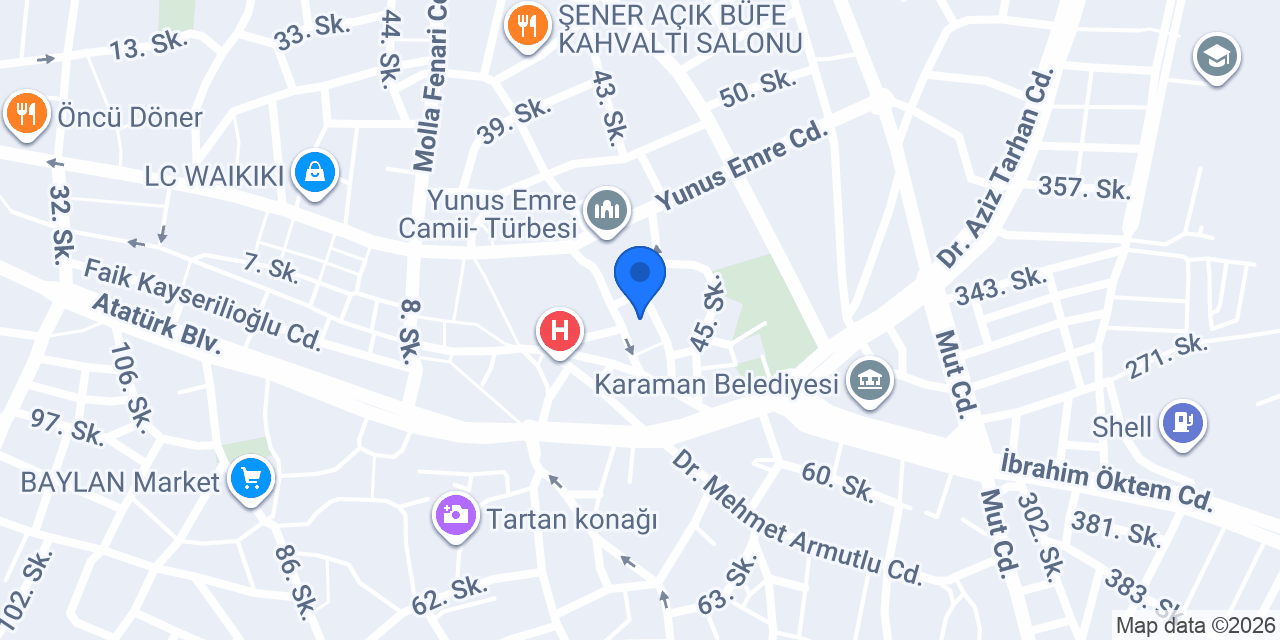 Bilge Eczanesi konumu