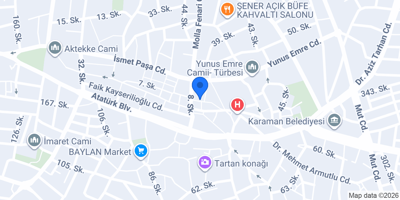 GÜLER TANTUNİ konumu
